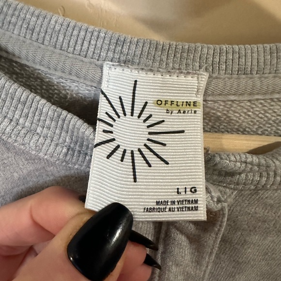 Aerie Offline cropped sweatshirt - Picture 3 of 7